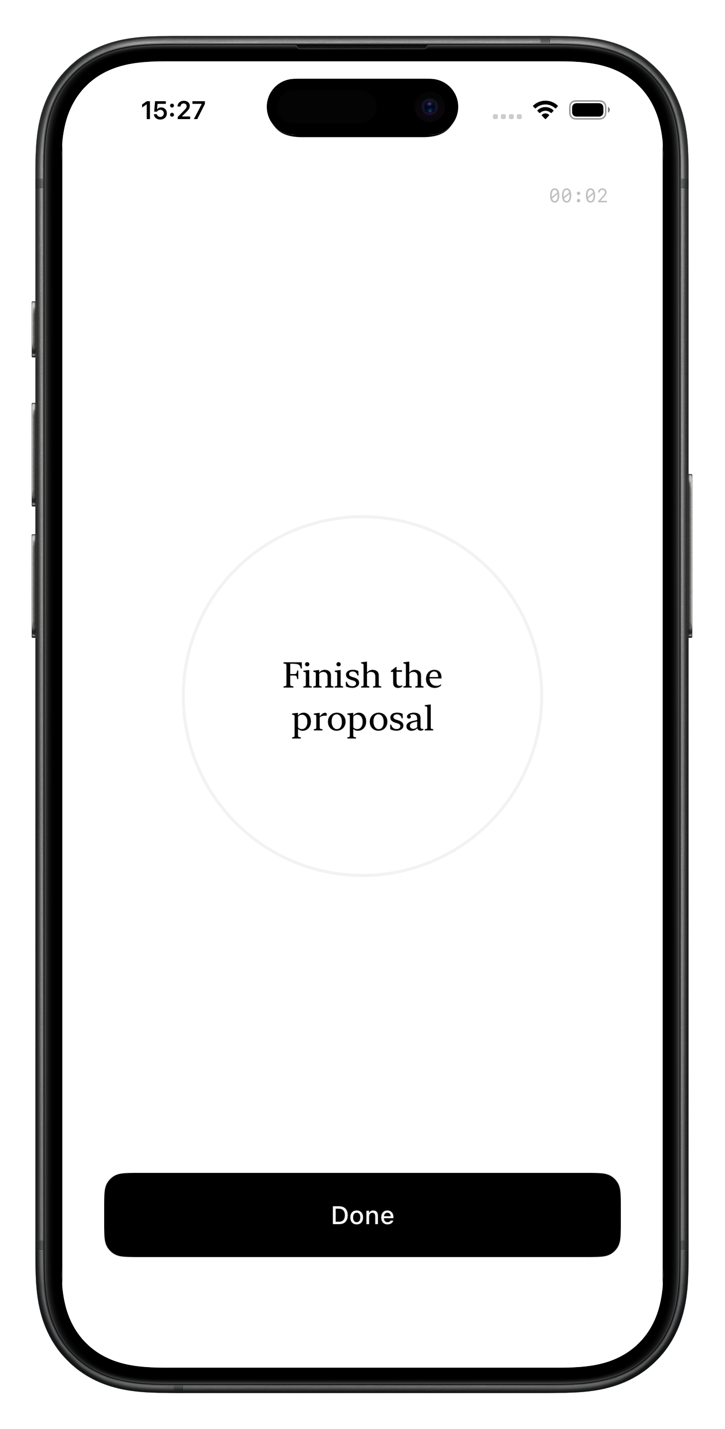Focus on your task